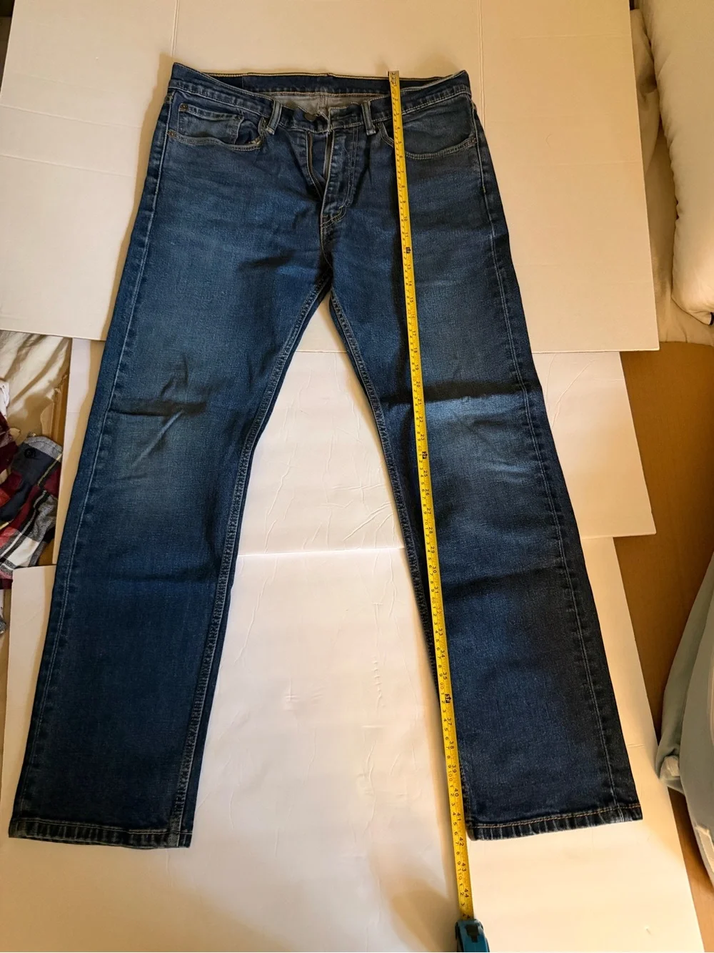 Levi’s 505 Men's Dark Blue Straight-Leg Jeans